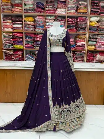 Royal Plum Lehenga